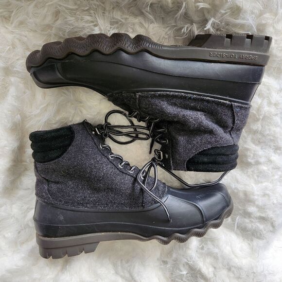 Sperry topsider Avenue duck boots wool sides 18431 - Picture 3 of 7